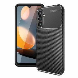 Θήκη Ancus AutoFocus Carbon Fiber για Samsung SM-A245F Α24 4G Μαύρη 40949