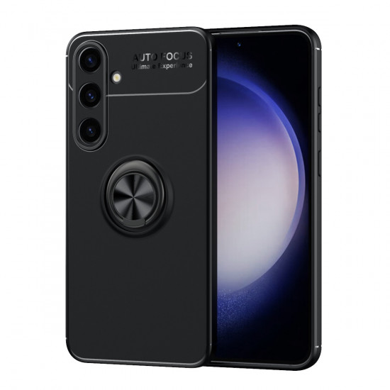 Θήκη Ancus AutoFocus Shock Proof με Ring Holder για Samsung SM-S921B Galaxy S24 Μαύρη 40961