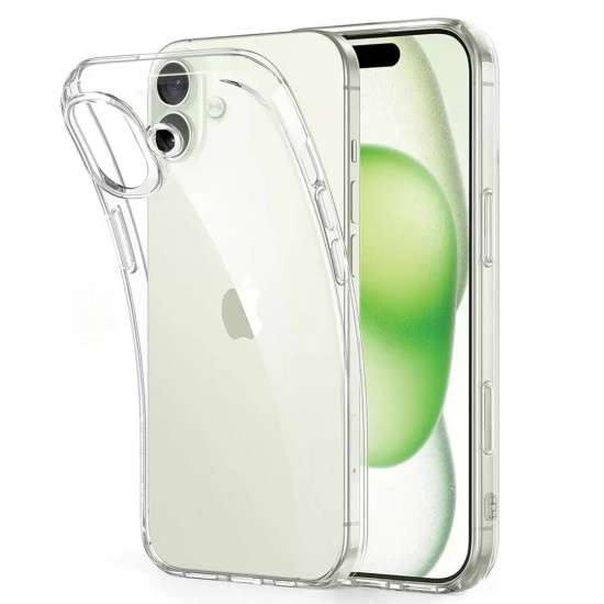 Θήκη TPU Ancus 2.0mm για Apple iPhone 16 Plus Διάφανο 45466