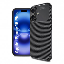 Θήκη Ancus AutoFocus Carbon Fiber για Apple iPhone 16 Plus Μαύρη 45480