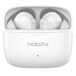 Wireless Hands Free Noozy BH55 V5.4 με ANC + ENC για Μείωση Εξωτερικού Θορύβου 30 ώρες Αναπαραγωγής 6 ώρες Ομιλίας Λευκό 45978
