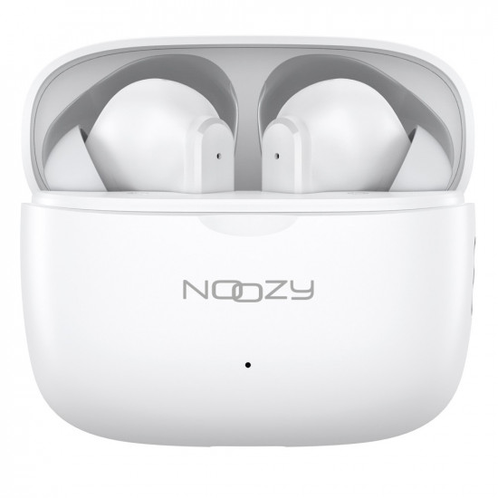Wireless Hands Free Noozy BH55 V5.4 με ANC + ENC για Μείωση Εξωτερικού Θορύβου 30 ώρες Αναπαραγωγής 6 ώρες Ομιλίας Λευκό 45978
