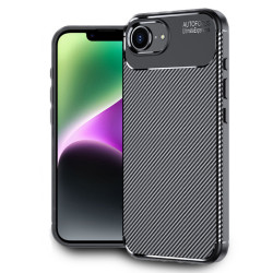 Θήκη Ancus AutoFocus Carbon Fiber για Apple iPhone 16e Μαύρη 50813