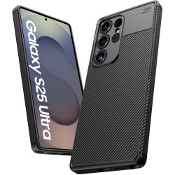 Θήκη Ancus AutoFocus Carbon Fiber για Samsung SM-S938 Galaxy S25 Ultra 5G Μαύρη 50822