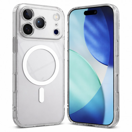 Θήκη TPU Ancus Magnetic Ring για Apple iPhone 17 Pro Max Διάφανη 50827