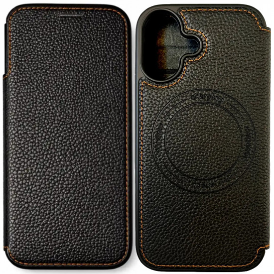 Θήκη Folio TPU Ancus Magnetic Ring για Apple iPhone 17 5G Μαύρη 50844