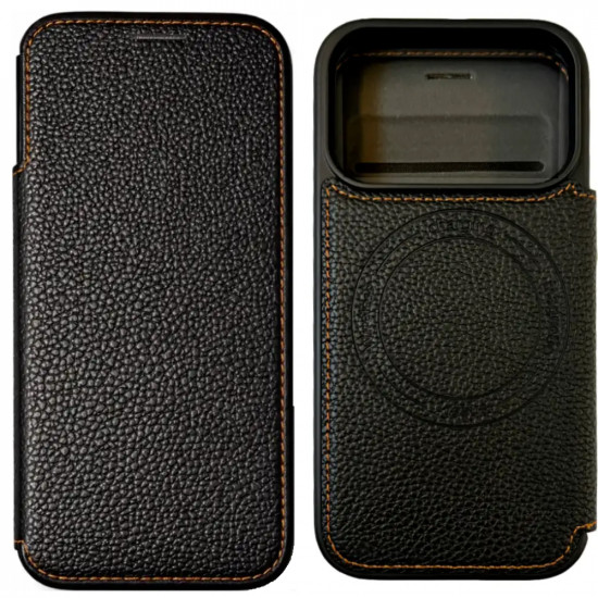 Θήκη Folio TPU Ancus Magnetic Ring για Apple iPhone 17 Pro 5G Μαύρη 50846