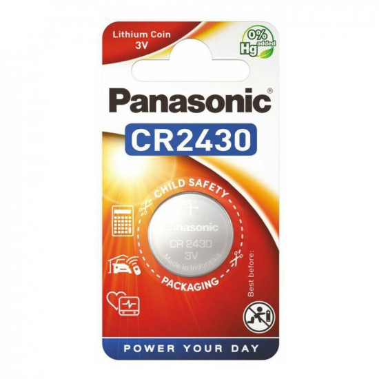 Buttoncell Lithium Panasonic CR2430 Τεμ. 1 34261