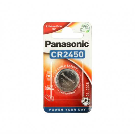 Buttoncell Lithium Panasonic CR2450 Τεμ. 1 27052