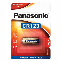 Μπαταρία Panasonic Lithium Power CR123AL/1BP 123/E123A/K123L/CR17345 3V Τεμ. 1 24292