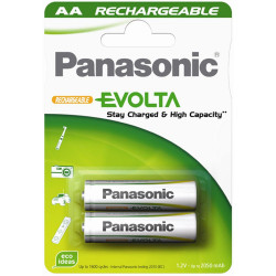 Μπαταρία Επαναφορτιζόμενη Panasonic size AA HHR3MVE/2BC 1900 mAh 1.2V Τεμ. 2 34275