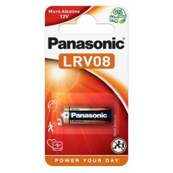 Μπαταρία Αλκαλική Panasonic LRV08 23A, 23GA, A23, E23A, GP23A, K23A, L1028, LR23A, LRV08, LRVO8, MN21, MS21, V23, V23GA, VR22 12V Τεμ. 1 24291