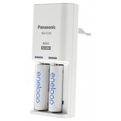 Φορτιστής Μπαταριών Panasonic Eneloop BQ-CC50E για AA με 2 ΑΑ μπαταρίες 1900mAh 23462
