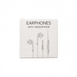 Hands Free Leki Orange Concept 3.5 mm Λευκά με Μικρόφωνο 46102