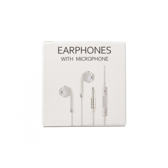 Hands Free Leki Orange Concept 3.5 mm Λευκά με Μικρόφωνο 46102