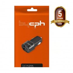 Φορτιστής Αυτοκινήτου Leki Orange Concept με 2 x USB  5V 1.0A  Μαύρο 46085