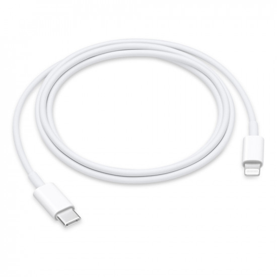 Καλώδιο Σύνδεσης Leki Orange Concept USB-C σε Lightning  Λευκό 1m 46094