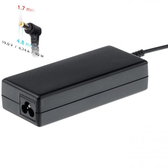 Τροφοδοτικό Laptop Akyga AK-ND-08 19V / 4.74A 90W 4.8 x 1.7mm Συμβατό με HP 1.2m 28429