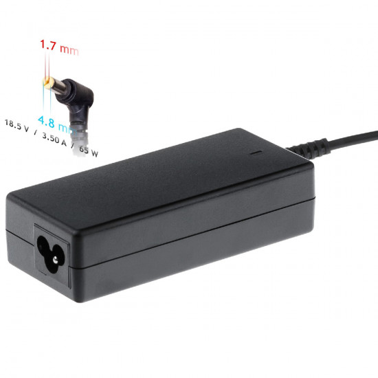 Τροφοδοτικό Notebook Akyga AK-ND-09 18.5V /3.54A 65W 4.8x1.7mm HP 1.2m 38497