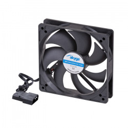 Case Fan Akyga AW-12A-BK 120mm Molex Μαύρο 28418