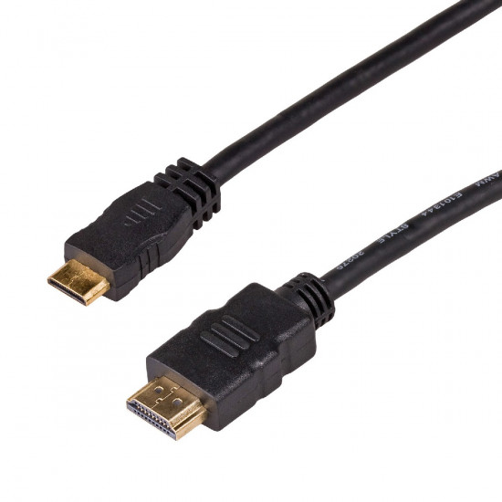 Καλώδιο σύνδεσης Akyga HDMI / mini HDMI AK-HD-10M ver.1.4 Μήκους 1.0m 38753
