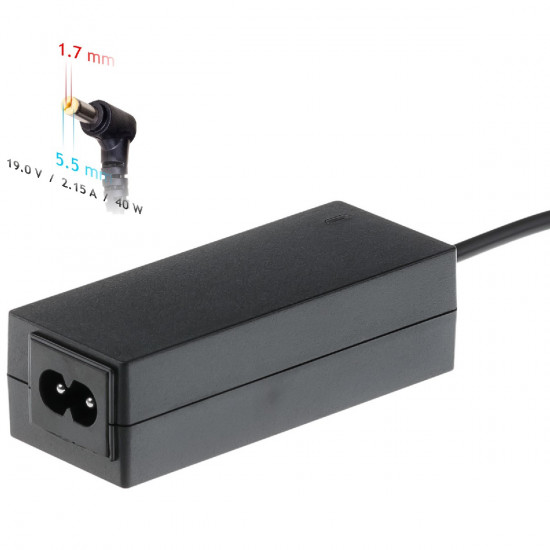 Τροφοδοτικό Notebook Akyga AK-ND-47 19V / 2.15A 40W 5.5x1.7mm ACER 1.2m 38512
