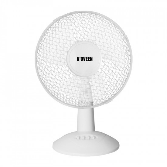 Ανεμιστήρας  Επιτραπέζιος N'oveen F445 45W Διαμέτρου 40cm με 3 Ταχύτητες Λευκός 36566