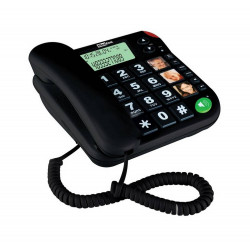 Σταθερό Ψηφιακό Τηλέφωνο Maxcom KXT480 Μαύρο με Οθόνη, Ένδειξη Εισερχόμενης Κλήσης Led και Μεγάλα Πλήκτρα 12969