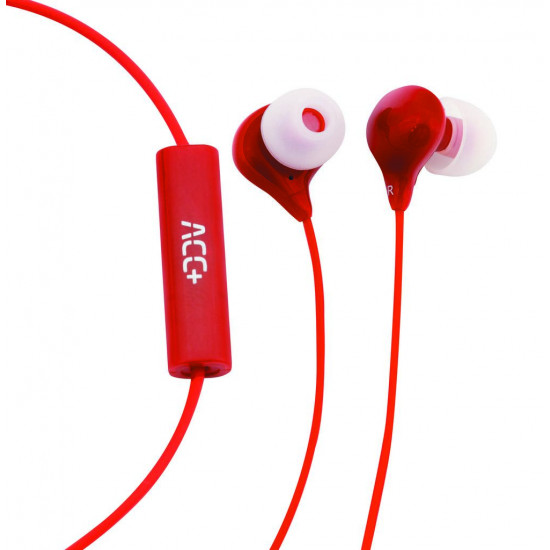Hands Free Maxcom Soul Stereo Earphones 3.5mm Κόκκινα με Μικρόφωνο και Πλήκτρο Απάντησης/Σίγασης 25791