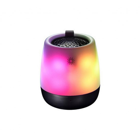 Φορητό Ηχείο Bluetooth Maxton Barva MX680 3W RMS με Ενσωματωμένο Μικρόφωνο MicroSD AUX-In Υποδοχή 3.5mm και 5 λειτουργίες φωτισμού 26108