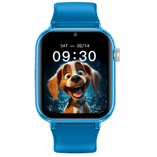 Smartwatch Maxcom FW59 Kiddo 4G GPS IP65 670mAh με 1.85” IPS 20mm Silicon Band και SOS Button Μπλέ με Δυνατότητα Κλήσεων 41015