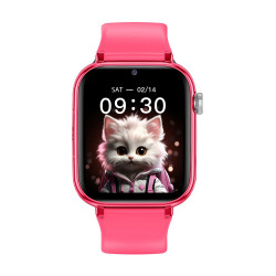 Smartwatch Maxcom FW59 Kiddo 4G GPS IP65 670mAh με 1.85” IPS 20mm Silicon Band και SOS Button Ροζ με Δυνατότητα Κλήσεων 41016