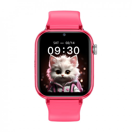 Smartwatch Maxcom FW59 Kiddo 4G GPS IP65 670mAh με 1.85” IPS 20mm Silicon Band και SOS Button Ροζ με Δυνατότητα Κλήσεων 41016