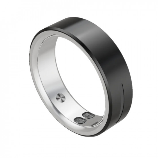 Smart Ring Maxcom mRing MR200 No.13 (Εσωτερική Διάμετρος 22.3mm) IP68 με Μετρητή Παλμών, Ύπνου, Θερμίδες, Βήματα Μαύρο 48540