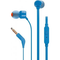 Hands Free JBL Tune 160 In-ear 3.5mm 9mm Dynamic Driver Pure Bass Sound με Μικρόφωνο JBLT160BLU 1.2m Μπλε 40708