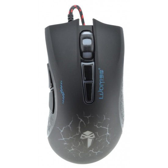 Ενσύρματο Ποντίκι Keywin Mechanical Gaming Mouse Luom G30 με 7 Πλήκτρα και 2500 DPI Μαύρο 24086