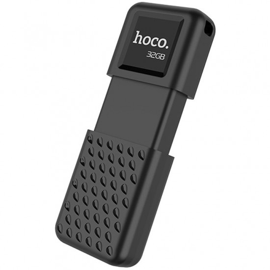 Flash Drive Hoco UD6 Intelligent 32GB USB 2.0 Zinc Alloy Μαύρο 39663