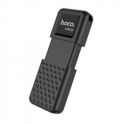 Flash Drive Hoco UD6 Intelligent 128GB USB 2.0 Zinc Alloy Μαύρο 39665