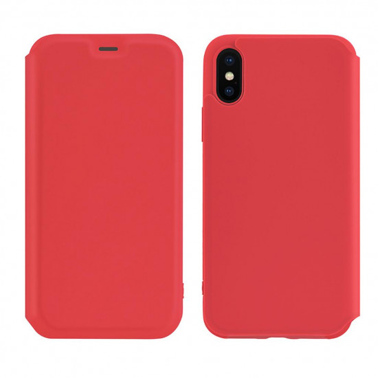 Θήκη Hoco Colorful Series Liquid Silicone για Apple iPhone XS Max Κόκκινη 27529