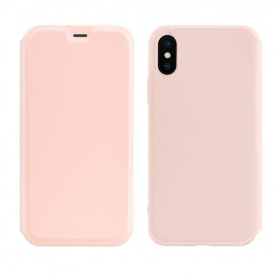 Θήκη Hoco Colorful Series Liquid Silicone για Apple iPhone XS Max Ροζ 27531