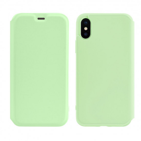 Θήκη Hoco Colorful Series Liquid Silicone για Apple iPhone XS Max Πράσινο 27533