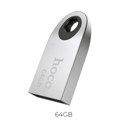 Flash Drive Mini Car Music Hoco UD9 Insightful 64GB USB 2.0 Mini Size Ασημί 39635