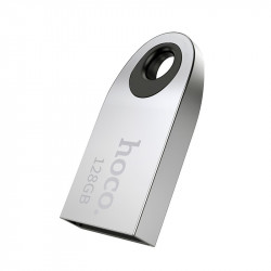Flash Drive Mini Car Music Hoco UD9 Insightful 128GB USB 2.0 Mini Size Ασημί 39666
