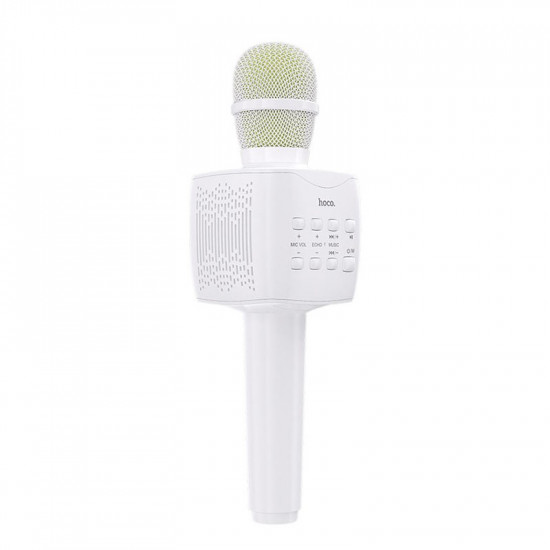 Ασύρματο Μικρόφωνο και Ηχείο Hoco BK5 Cantando V.5.0 Ασημί 5W με Λειτουργία Karaoke και Υποδοχή Micro SD Κάρτας 31508