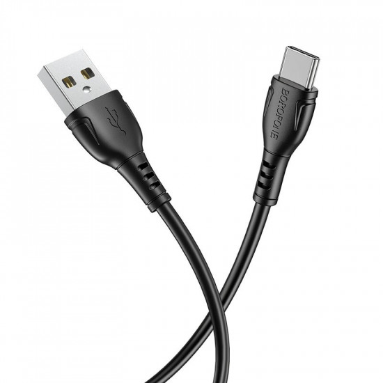 Καλώδιο Borofone BX51 Triumph USB σε USB-C 3A Μαύρο 1m 31513