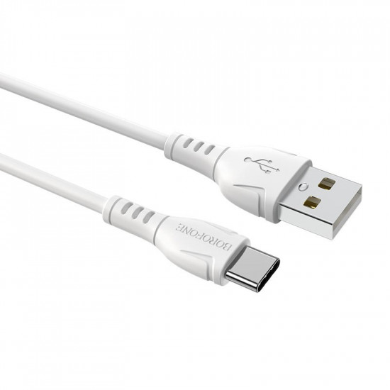 Καλώδιο Borofone BX51 Triumph USB σε USB-C 3A Λεύκο 1m 31514