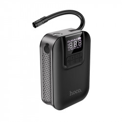 Smart Air Pump Hoco S53 Breeze 5000mAh 3.5 bar Πίεση Αέρα με 4 Τρόπους Λειτουργίας και Led Φακό  Μαύρο 38856