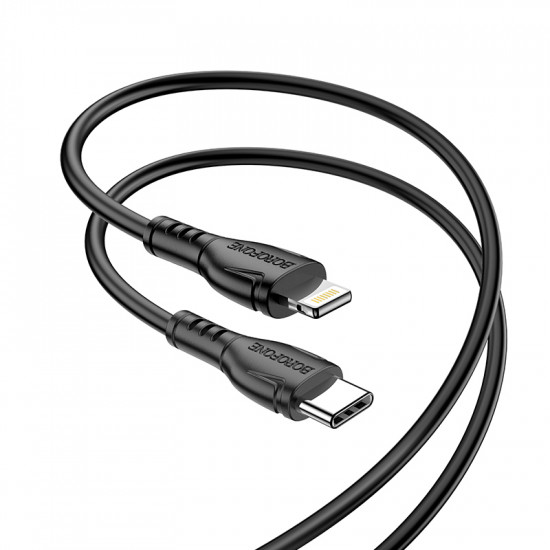 Καλώδιο Borofone BX51 Triumph USB-C σε Lightning 12W 2.4A Μαύρο 1m 45180