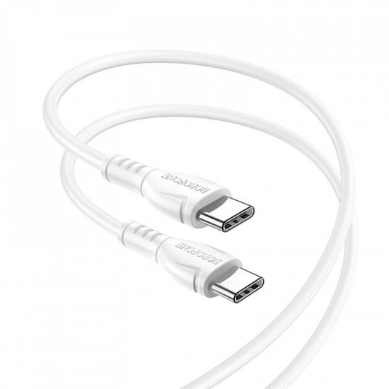 Καλώδιο Borofone BX51 Triumph USB-C σε USB-C 60W Λευκό 1m 41069