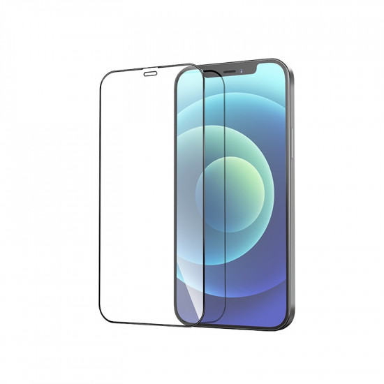 Tempered Glass Hoco A27 Anti-Static Dustproof 0.33mm 2.5D για Apple iPhone 12 mini  Μαύρο 34615